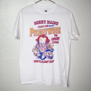 Pennywise Clown IT Graphic T-shirt Size M